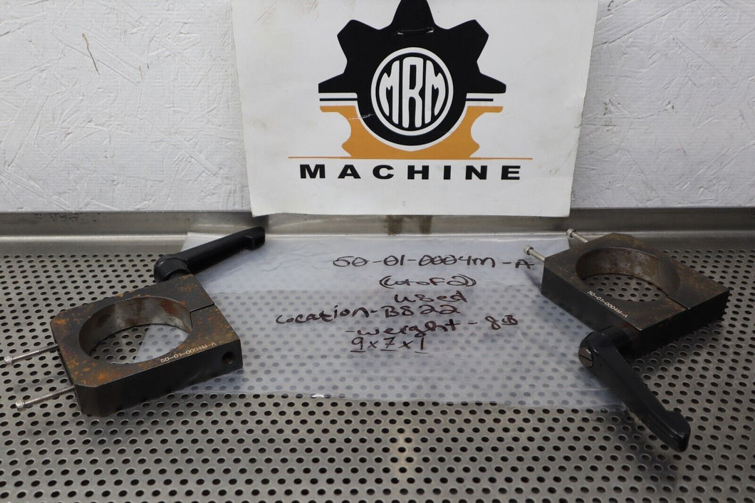 50-01-0004M-A Clamps Used With Warranty (Lot of 2) See All Pictures
