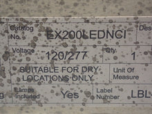 Load image into Gallery viewer, NCI Emergency Lighting EX200LEDNCI 120/277V EXIT SIGN New Old Stock See All Pics
