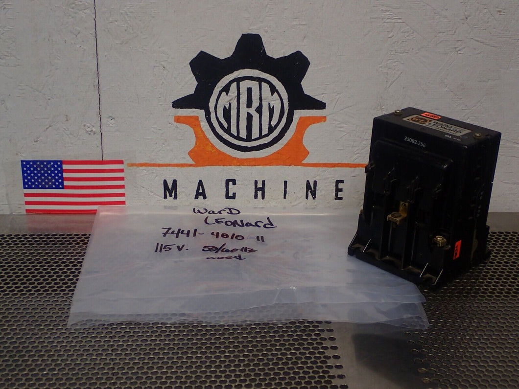 Ward Leonard 7441-4010-11 Size 1 Contactor 250VDC 115V 50/60Hz Used W/ Warranty