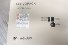 Load image into Gallery viewer, Yaskawa SERVOPACK Model SGDB-50AN Servo Drive Used W/ Warranty See All Pictures
