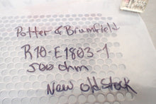 Load image into Gallery viewer, Potter &amp; Brumfield R10-E1803-1 Relay 500Ohms New Old Stock See All Pictures
