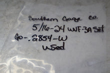 Load image into Gallery viewer, Southern Gage 5/16-24 UNF-3A Set GO-.2854-W Thread Plug Gage Used With Warranty
