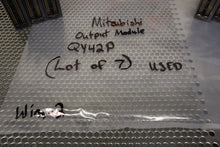 Load image into Gallery viewer, Mitsubishi MELSEC-Q QY42P Output Units 12/24VDC 0.1A Used Warranty (Lot of 7)
