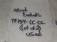 Load image into Gallery viewer, Allied Controls TF154-CC-CC Relays 48VDC 2500Ohms Used With Warranty (Lot of 2)
