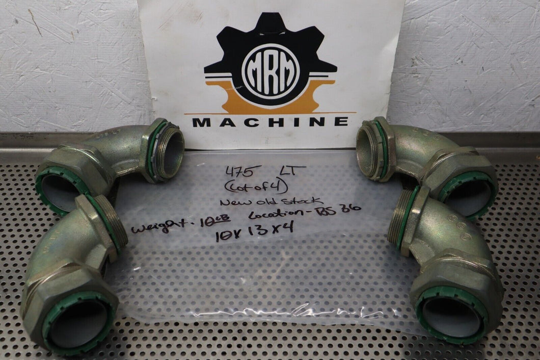 475 LT Conduit Fittings New Old Stock (Lot of 4) See All Pictures