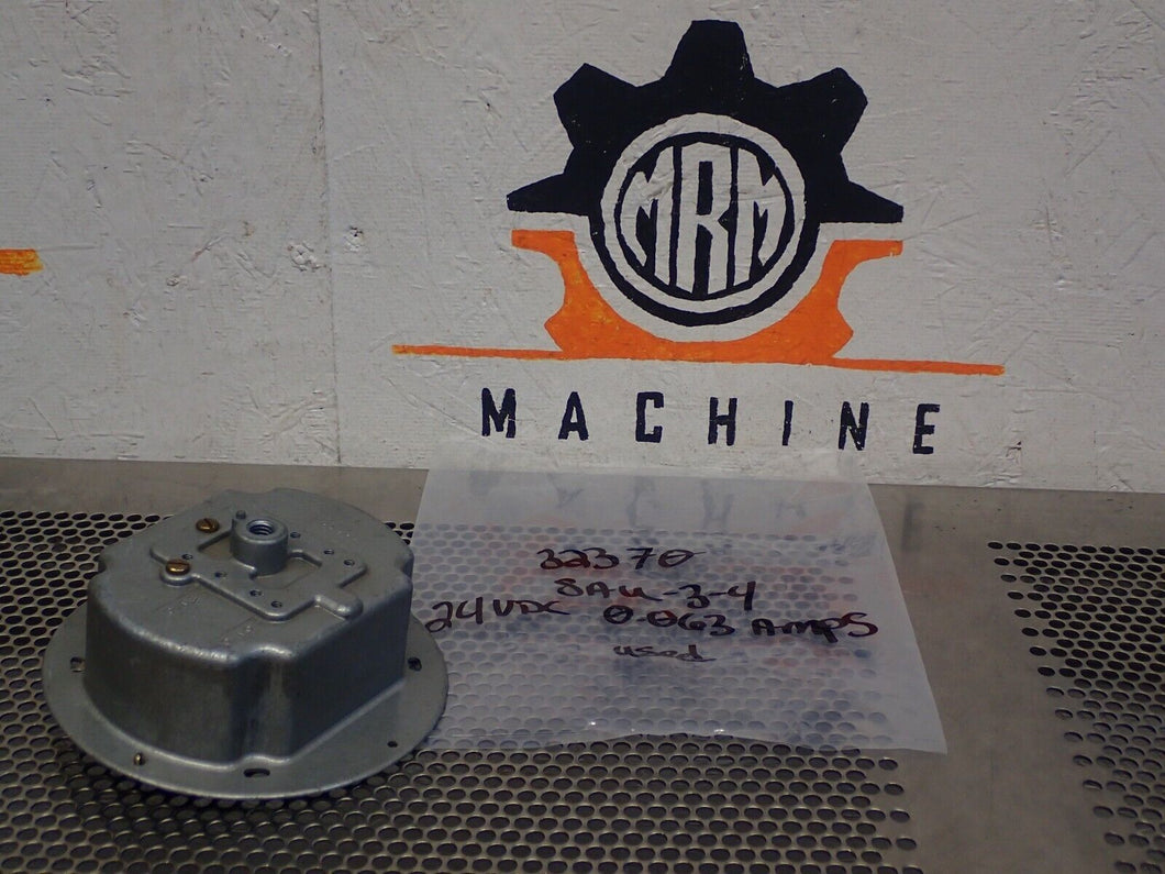 32370 SAU-3-4 24VDC 0.063A Used With Warranty See All Pictures