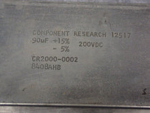 Load image into Gallery viewer, Component Research CR2000-0002 8408AHB 200VDC Filters Used Warranty (Lot of 2)
