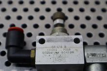 Load image into Gallery viewer, FESTO GR-1/8 B 151215 0-145PSI Flow Control Valves W/ 12 938 HGL Used (Lot of 3)
