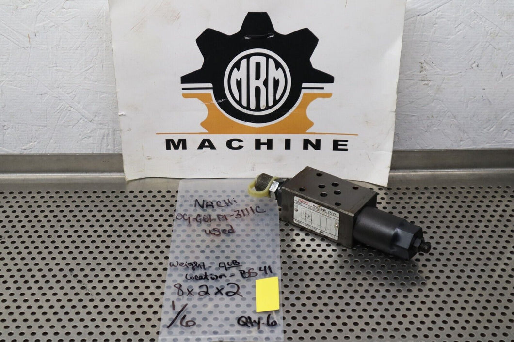 NACHI OG-G01-P1-3111C Modular Valve Used With Warranty See All Pictures