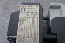 Load image into Gallery viewer, ABB A16-30-10 Contactor 110-120V 50/60Hz Coil &amp; TA25 DU Overload 2.8-4A Used
