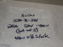 Load image into Gallery viewer, Airpax 520-B-201 .20A 120V-400 Circuit Breaker Switches New Old Stock (Lot of 5)
