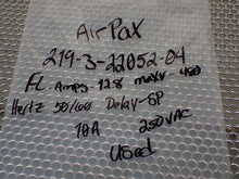 Load image into Gallery viewer, Airpax 219-3-22052-04 12.8A 480V 50/60Hz Circuit Breaker 3 Pole Used Warranty
