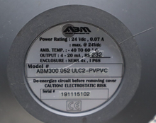 Load image into Gallery viewer, ABM ABM300 052 ULC2-PVPVC 24VDC 0.07A LEVEL DEVIL Ultrasonic Level Sensor NEW
