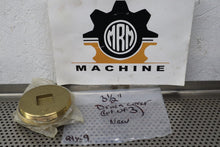 Load image into Gallery viewer, 3-1/2&quot; Brass Drain Cover Plugs New Old Stock (Lot of 3) See All Pictures
