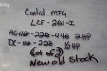 Load image into Gallery viewer, Control MFG LCF-201-I AC-110-200-440 2HP DC-110-220 1/2HP New (Lot of 2)
