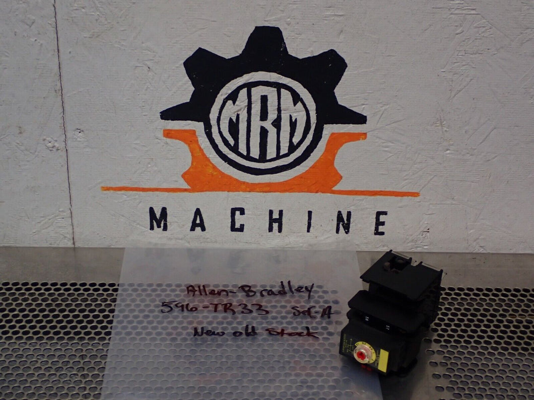 Allen Bradley 596-TR33 Ser A Timing Unit 0.1-180 New Old Stock See All Pictures