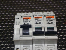 Load image into Gallery viewer, Merlin Gerin (3) 24113 C60N 4A Type B Circuit Breakers &amp; (1) 26925 Auxiliary
