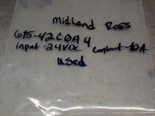 Load image into Gallery viewer, Midland Ross 615-42C0A4 Relay 24VDC 11-Pin Used With Warranty
