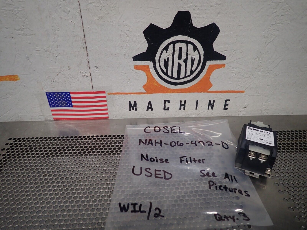 COSEL NAH-06-472-D Noise Filter Used With Warranty See All Pictures