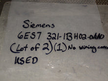 Load image into Gallery viewer, Siemens Simatic S7 6ES7 321-1BH02-0AA0 Input Module Used (Lot of 2) See All Pics
