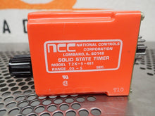 Load image into Gallery viewer, NCC T2K-5-461 Solid State Timer .05-5 Sec Range 120VAC 50/60Hz Used W/ Warranty
