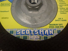 Load image into Gallery viewer, Scotsman 969850 Ready Mount Grinding Wheels 7&quot; X 1/4&quot; New Old Stock (Lot of 4)
