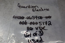Load image into Gallery viewer, Guardian Electric A420-063450-00 006-0005172 110VDC Solenoids Used (Lot of 3)
