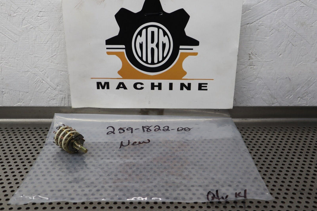 259-1822-00 Rotary Switch New Old Stock See All Pictures