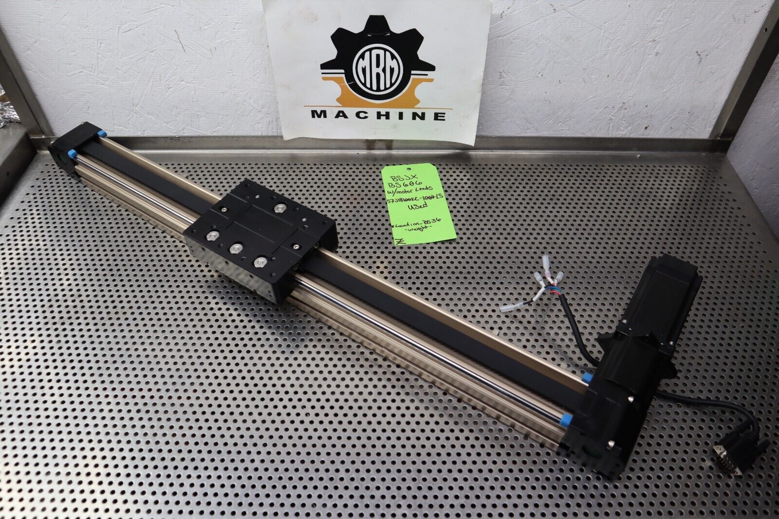 BAI SHAN BS606 Linear Slide W/ 57J18100EC-1000-LS Stepper Motor Used S ...