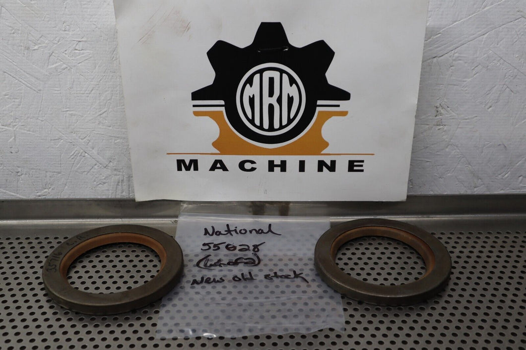 National 55028 Oil Seals New Old Stock (Lot of 2) See All Pictures