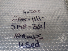 Load image into Gallery viewer, Airpax 205-1111-5190-361 Circuit Breaker 10A 480V 50/60Hz 3-Pole Used Warranty
