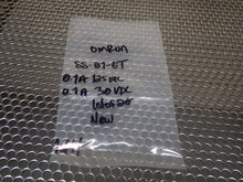 Load image into Gallery viewer, Omron SS-01-ET 0.1A 125VAC 0.1A 30VDC Snap Switches New Old Stock (Lot of 20)
