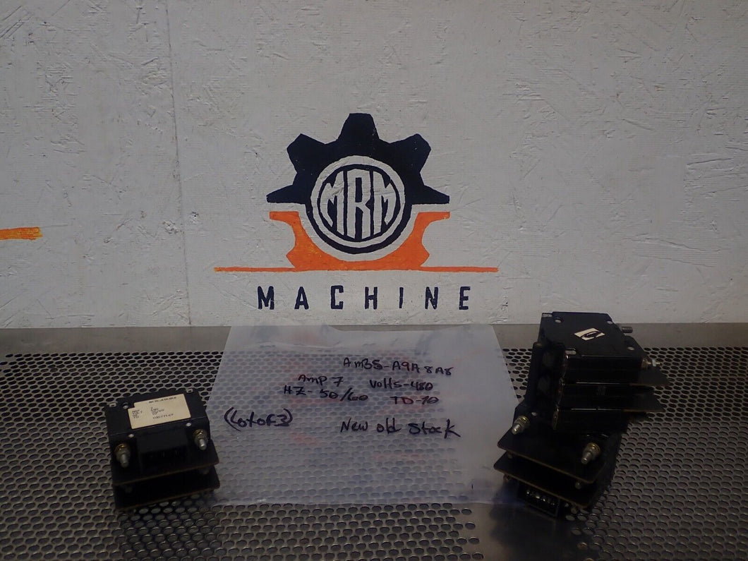 Heinemann AM3S-A9A8A8 Circuit Breakers 7A 480V 50/60Hz New Old Stock (Lot of 3)