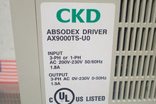 Load image into Gallery viewer, CKD AX9000TS-U0  ABSODEX DRIVER Series T Used With Warranty See All Pictures
