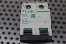 Load image into Gallery viewer, Schneider Electric M9U21210 Circuit Breaker C 10A 500VDC New Old Stock
