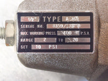 Load image into Gallery viewer, ACME Type A-360 8359 XD 1/2&quot; Regulator 400PSI 2-20 Range New Old Stock
