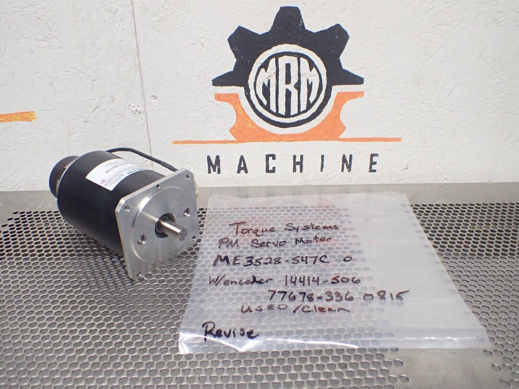 TORQUE SYSTEMS ME3528-547C 0 PM Servo Motor 1/2