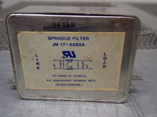 Load image into Gallery viewer, Sprague Filter JN17-5283A 12-16297-0-0 Rev A 5A 120/240VAC 47/63Hz Used Warranty
