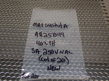 Load image into Gallery viewer, MATSUSHITA AH25049 4031H Snap Switches 3A 250VAC New Old Stock (Lot of 20)
