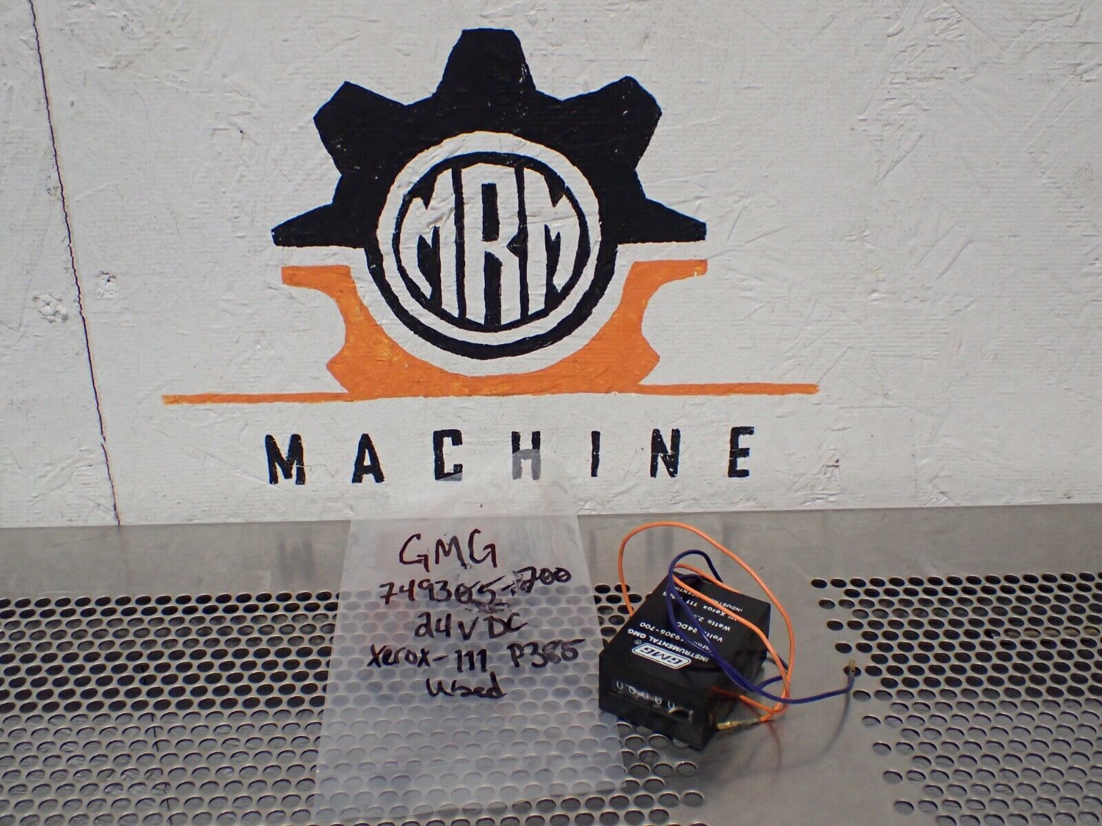 GMG 749305-700 5 Digit Counter 24VDC 2.5Watts Used With Warranty See A ...