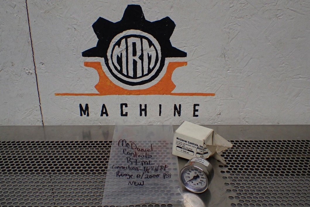 McDaniel Controls 0-2000 PSI, R7ML 1/8