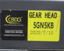 Load image into Gallery viewer, Jinchengbang 51K60RGN-CF Induction Motor W/ 5GN5KB Gear Head Used Warranty
