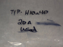 Load image into Gallery viewer, Contactor Typ H10a40 20A 500V 110V 50Hz Coil Used With Warranty
