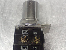 Load image into Gallery viewer, Cutler-Hammer 10250T Keyed Selector Switch (No Keys) W/ (4) Contact Blocks Used
