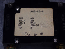 Load image into Gallery viewer, Heinemann AM1-A3-A 40A 250VAC 50/60Hz Circuit Breakers 50A Trip New (Lot of 2)
