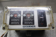 Load image into Gallery viewer, WOERNER KTR-B/3/M300/T5/T5/TA Temperature Controller 16A/250VAC 4A/220VDC Used
