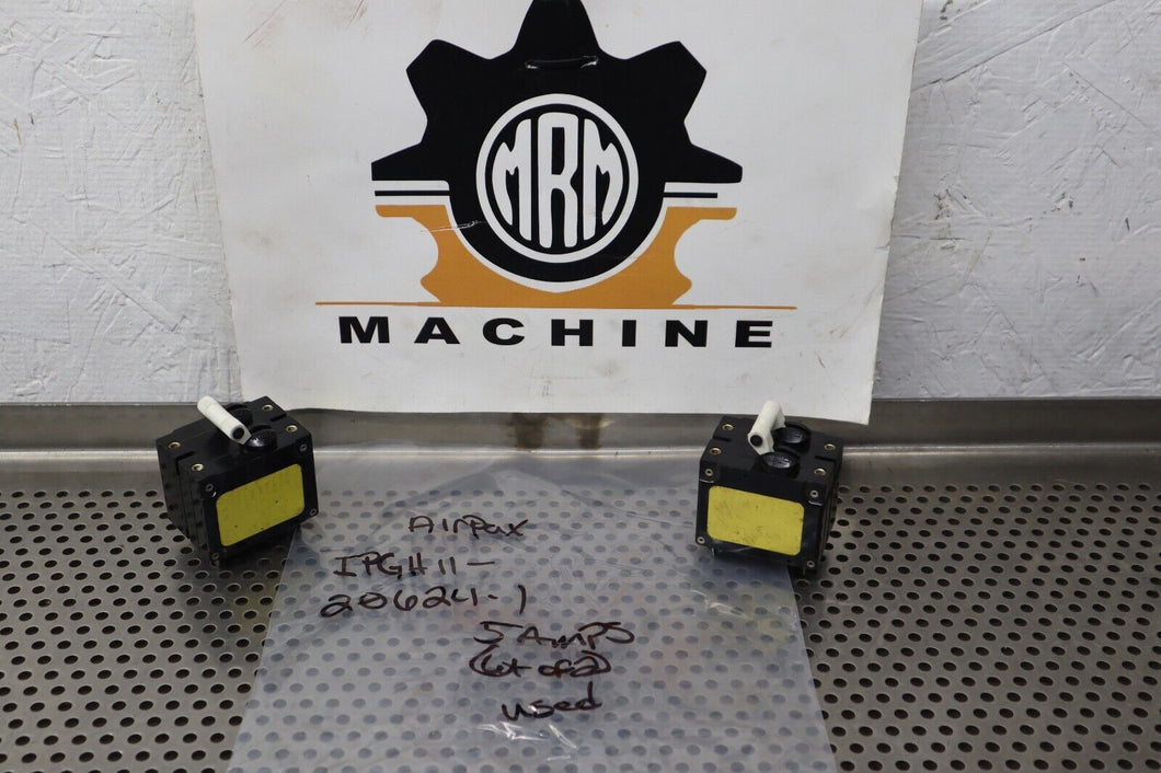 Airpax IPGH11-20624-1 5A Circuit Breakers Used With Warranty (Lot of 2)