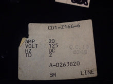 Load image into Gallery viewer, Heinemann CD1-Z166-6 20A Circuit Breaker 125V New Old Stock
