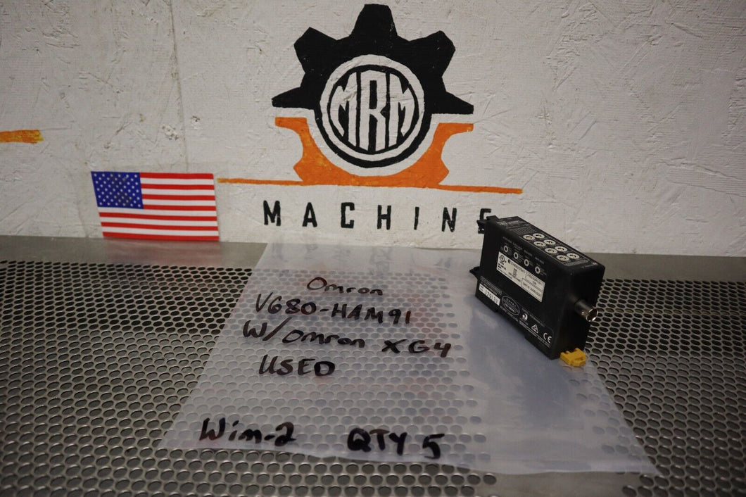 Omron V680-HAM91 Module 24VDC 0.15A & XG4 Used With Warranty See All Pictures