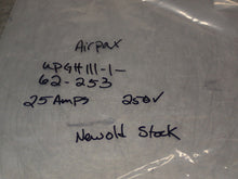 Load image into Gallery viewer, Airpax UPGH111-1-62-253 25A Circuit Breaker 250V 3 Pole New Old Stock
